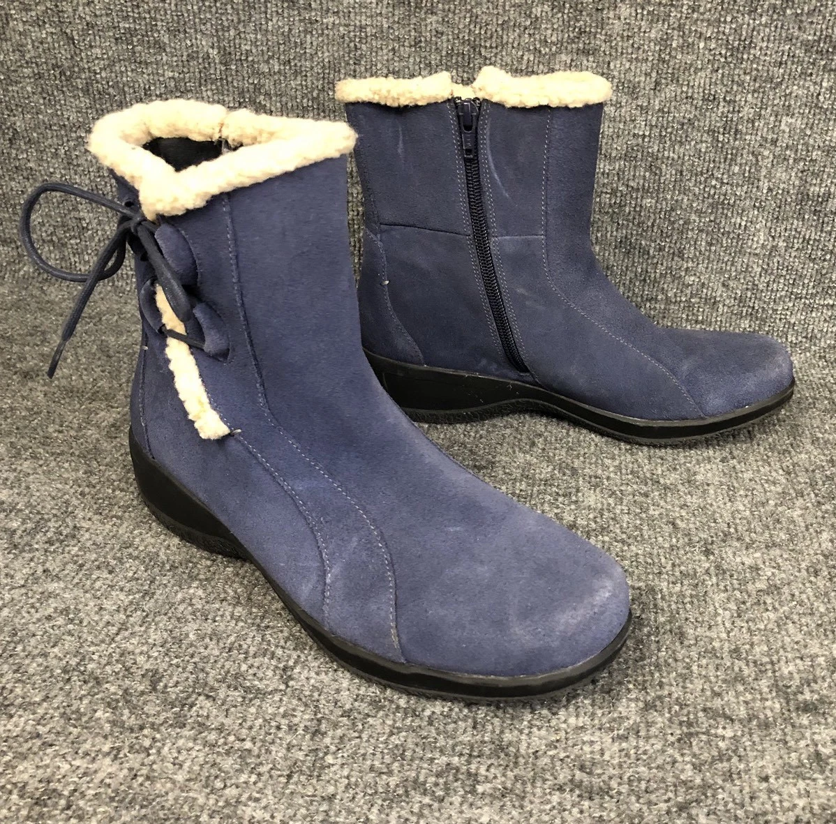 Clarks bendables boots suede deals