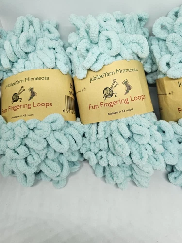 Jubilee Yarn Minnesota Fun Fingering Loops 02 Blue Lot Of 3 NEW cyfk-001-002  image 3