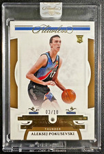 ALEKSEJ POKUSEVSKI 2020-21 Panini Flawless Rookie Diamond Gems Gold RC 03/10