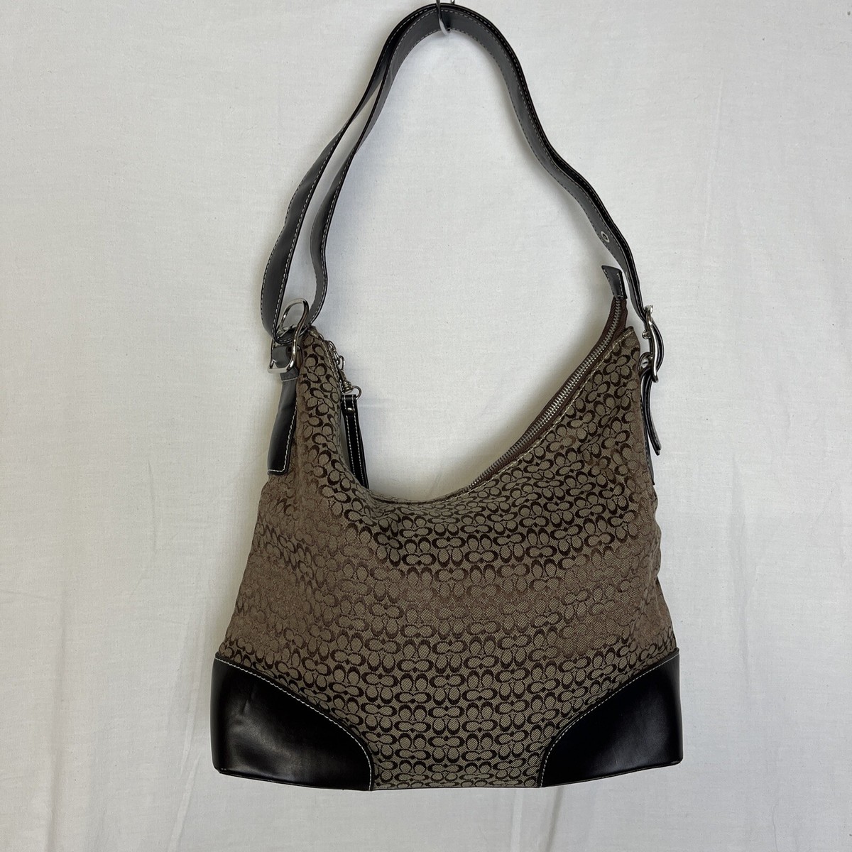 希少✨COACH One Shoulder Bag Leather Brown Old Coach One Shoulder Bag Handbag Pouch Brown | eBay
