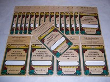 Easton Press bookplates with Classic Design, 30 counts (book plates)