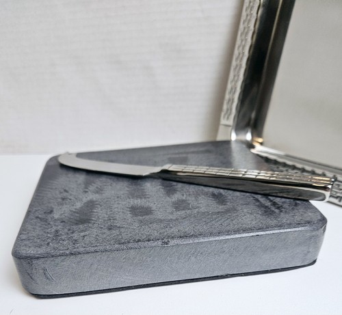 Cinturino orologio vintage Ralph Lauren modello taglio formaggio blocco pietra con coltello. - Foto 8 di 12