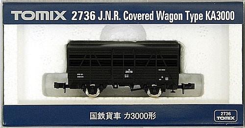 Tomix 2736 JNR Freight Car Covered Wagon Type KA 3000 N