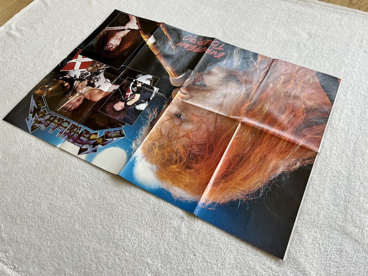 METALLICA 1990 HETFIELD ULRICH UK Poster Music Magazine 1990s