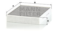 Mann-Filter CUK 25 001 Filter, Innenraumluft FÜR Alpina BMW BMW (Brilliance)