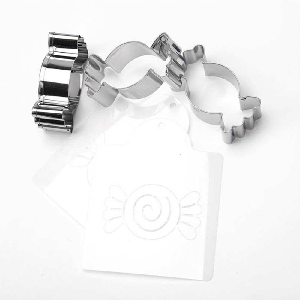 2 PCS Candy Cartoon Cookie Baking Tools Stainless Steel eBay