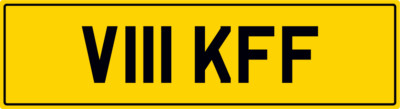 VIK F VICK VICKY VICTORIA VIKTOR VIKING NUMBER PLATE V111 KFF OLD V REG PREFIX