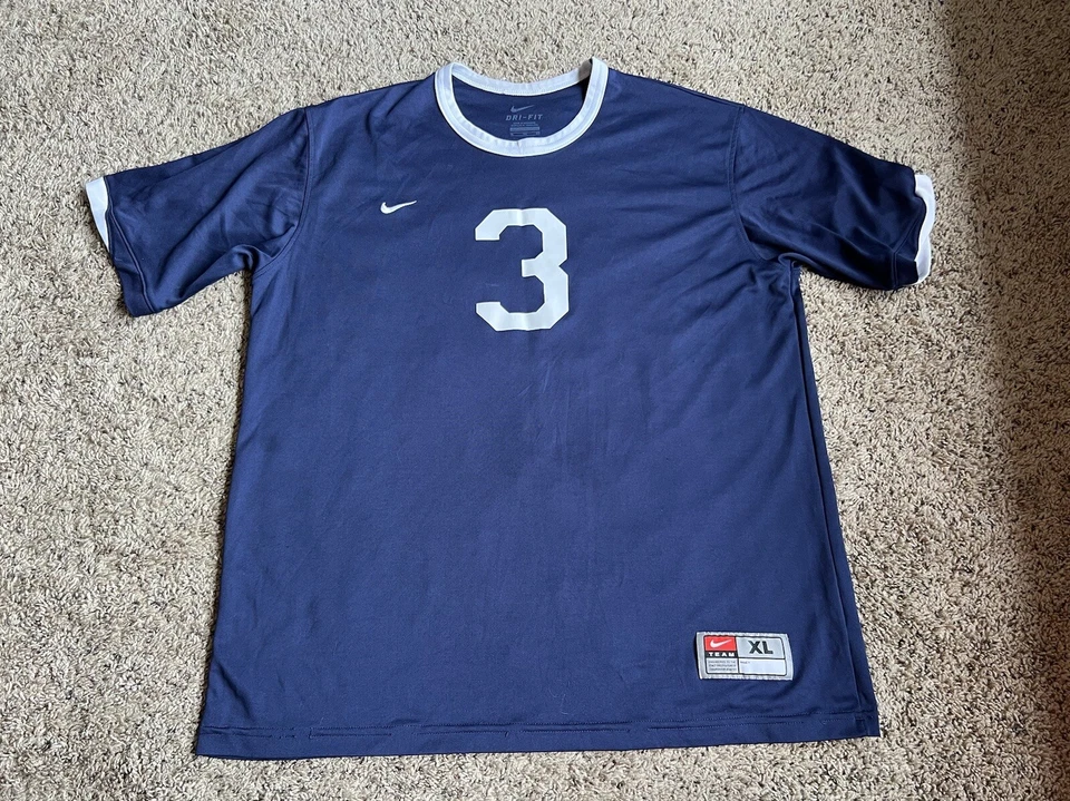 Nike Dri-Fit Lacrosse Jersey Camiseta Timbre Camiseta Siracusa Naranja Camisa XL Foto 3 de 4