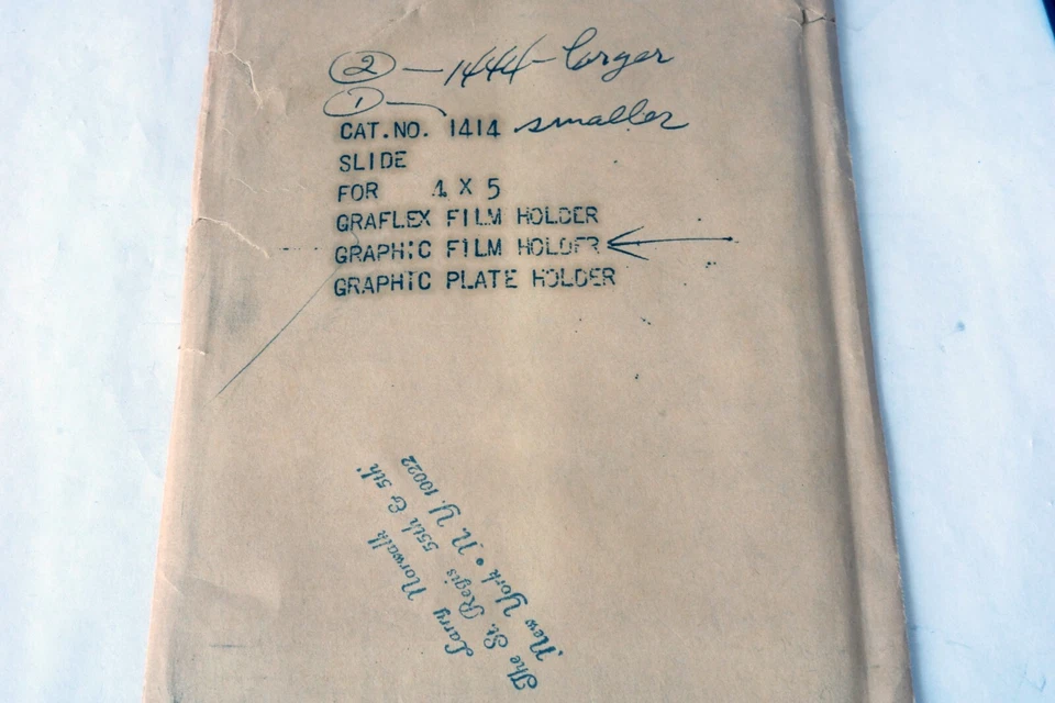 4x5 Graflex Dark Slides for Cut Film Holders 2 Pack Made in USA Unused - Image 4 of 4