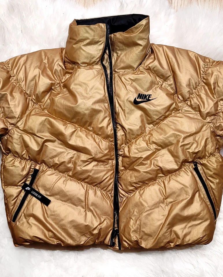 Nike Synthetic Fill Jacket (Women's) GOLD (BV3135-707) - Image 2 of 4