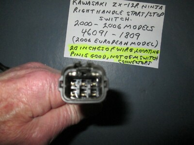 2000-2006 Kawasaki ZX-12R Ninja Right Handlebar Switch Kawasaki