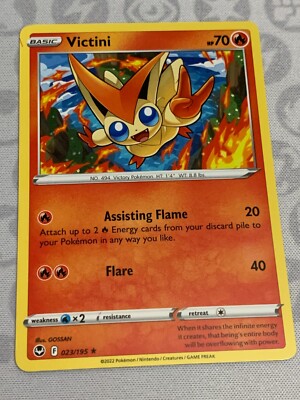 C1782 POKEMON TCG VICTINI NM #023 SILVER TEMPEST CARD REGULAR | eBay