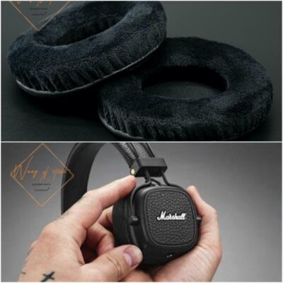 Thick Velour Velvet Ear Pads Cushion For Marshall Major II Series Headphones