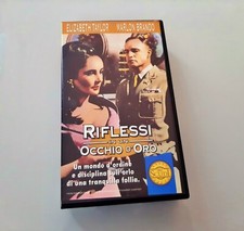 VHS RIFLESSI IN UN OCCHIO D'ORO - ELIZABETH TAYLOR MARLON BRANDO
