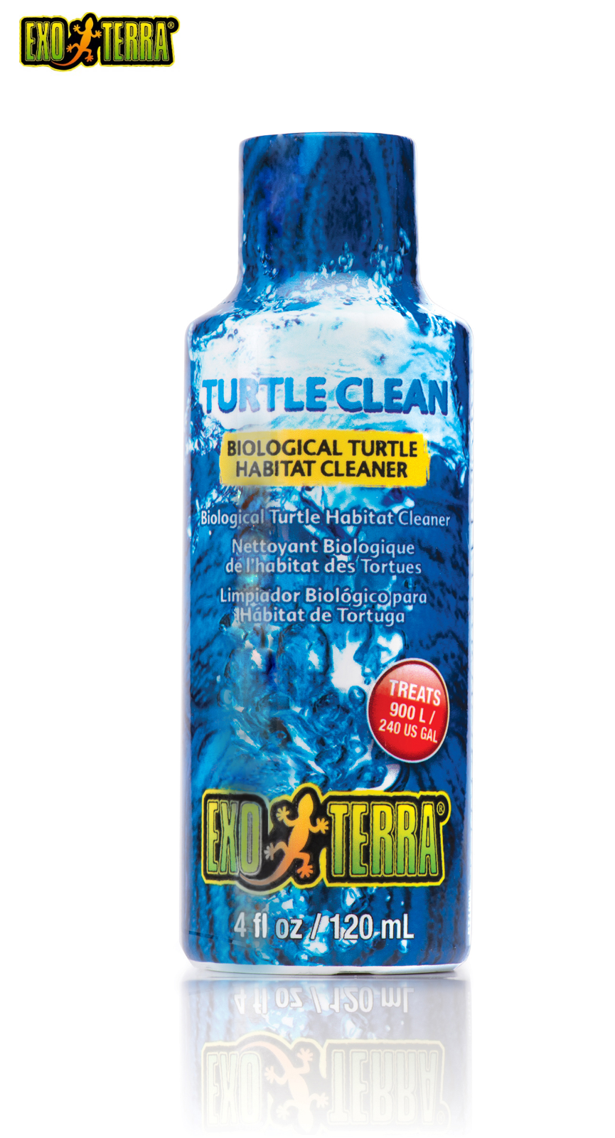 EXO TERRA BIOLOGICAL TURTLE HABITAT CLEANER ELIMINATE ORGANIC WASTE 120ML
