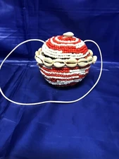 Gourd Guira  forrada en cuentas para SHANGO CHANGO  tillerro IFA santeria yoruba