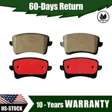 D1386 Rear Brake Pads Carbon Fiber Ceramic Fit For Audi A4/ Quattro A5/ Quattro