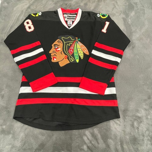Men's Reebok Blackhawk Hossa Jersey, Size 48