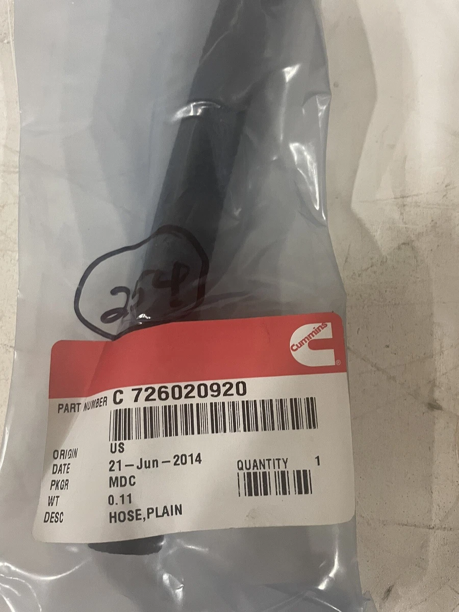 New OEM Cummins Onan HOSE,PLAIN C0726020920 | eBay