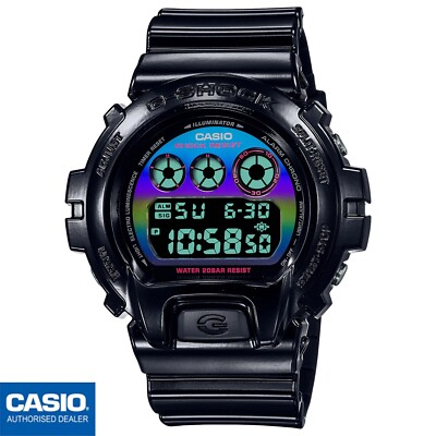 CASIO DW-6900RGB-1ER DW-6900RGB-1 G-SHOCK Original Virtual Rainbow Negro