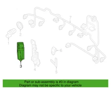 Control unit for lane change assist 80A907566A