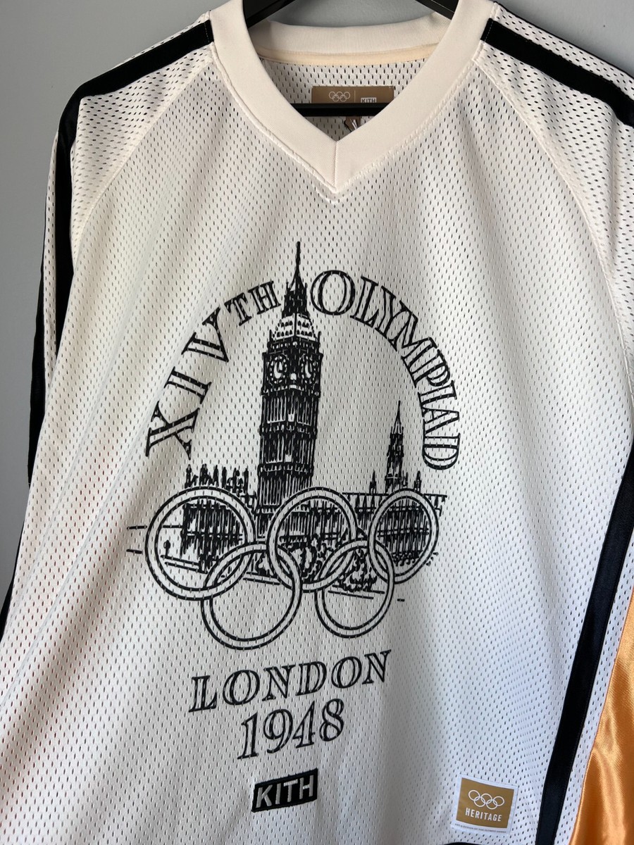 Kith Olympics Heritage London Mesh Leon Jersey - Size XL