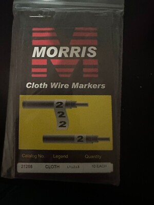 MORRIS 21268 CLOTH WIRE MARKERS