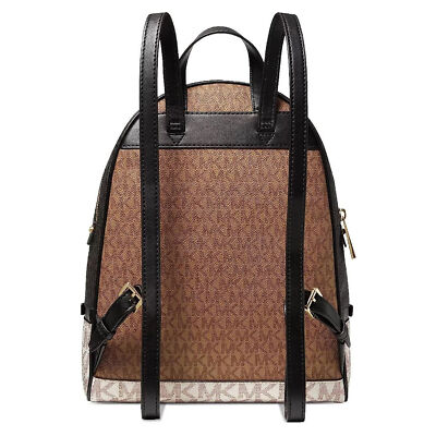 Michael Kors Rhea Zip Medium Backpack Husk Multi One Size