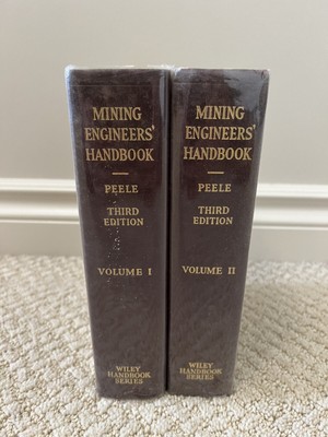 1950 Mining Engineers  Handbook Vol 1 & 2