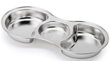 Grosmimi Stainless SUS304 Baby Food Tray with Lid, 3 Compartment BNIB