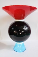 L68-VENINI VASO YEMEN-ETTORE SOTTSASS--DESIGN MURANO GLASS VENEZIA