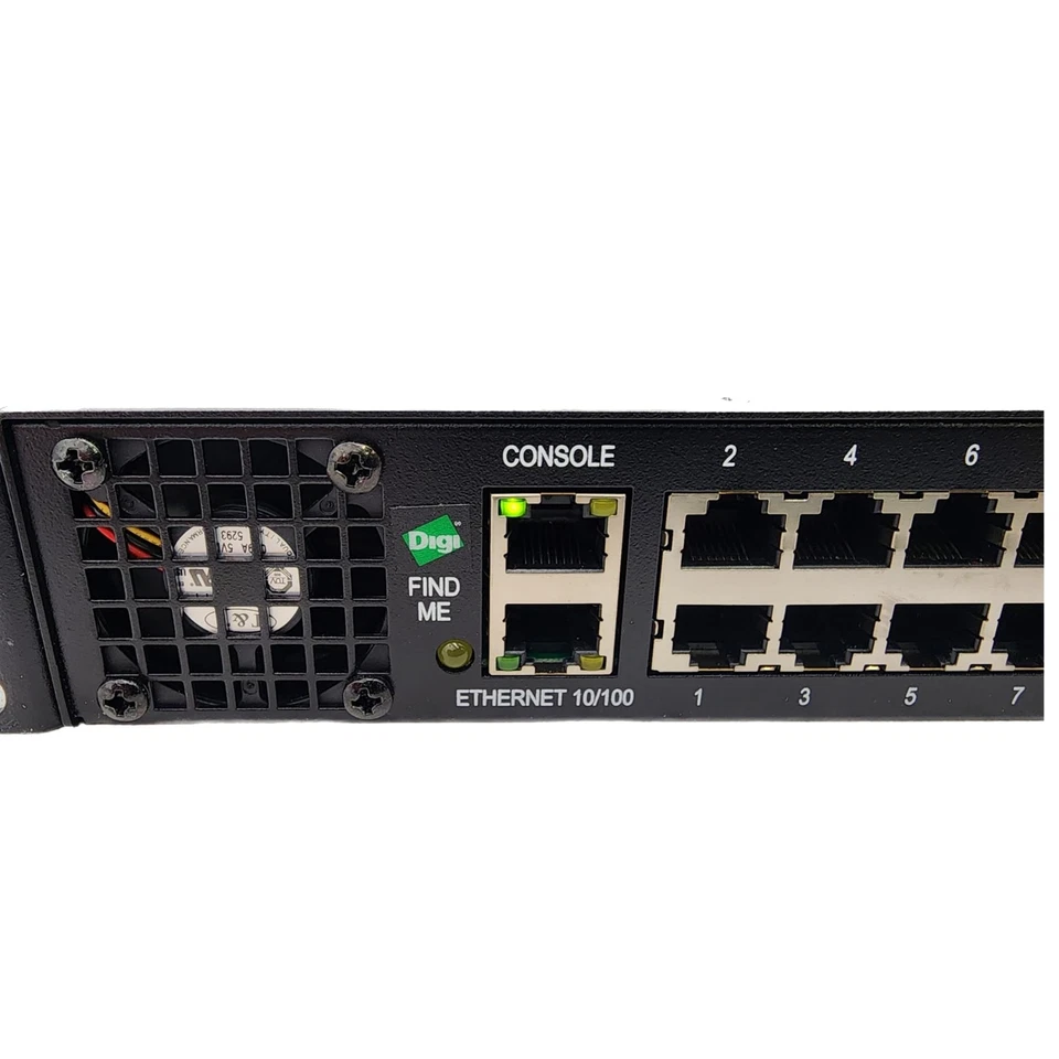 Digi CM48 48 Port RJ45 Serial Console Remote Management Terminal Server Dual PSU - Image 3 of 4