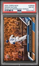 2024 TOPPS NOW ROAD TO OPENING DAY BONUS #ODB38 SHOHEI OHTANI PSA 8