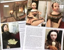 8p History Article  - Handmade American History Dolls of Terry Merritt - Izannah