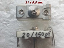 LOT de 5 CONDENSATEURS MICA AJUSTABLES pour Emetteurs HF et VHF