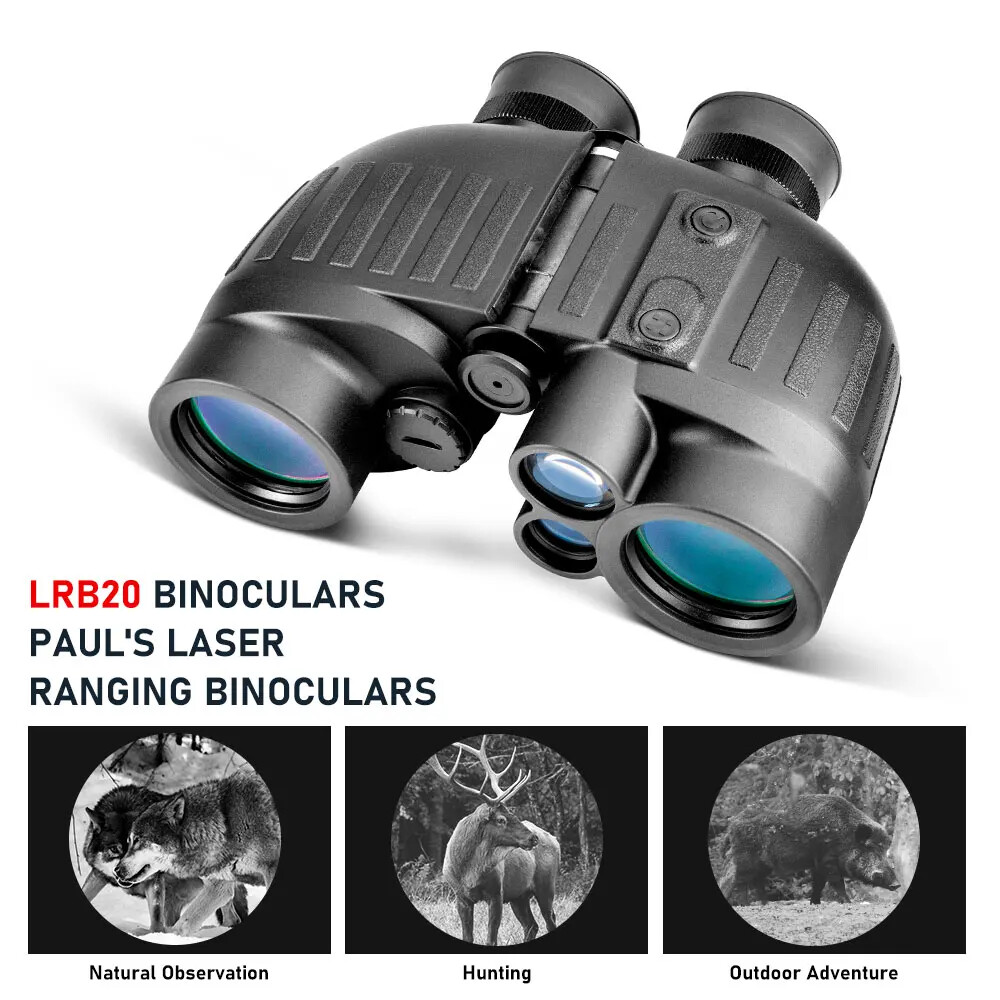 LRB20 8x40 Rangefinder Binoculars Telescopes Laser OLED Display IP65 for  Hunting