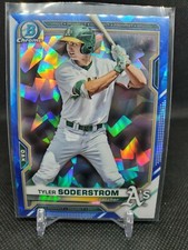 2021 Bowman Draft Sapphire Tyler Soderstrom #BDC-15 Oakland A’s Athletics Card