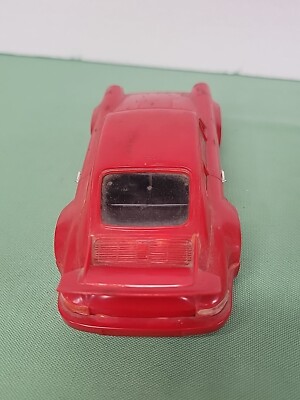 Vintage Bandai Porsche 911 Plastic Model Car 934 Red 80s