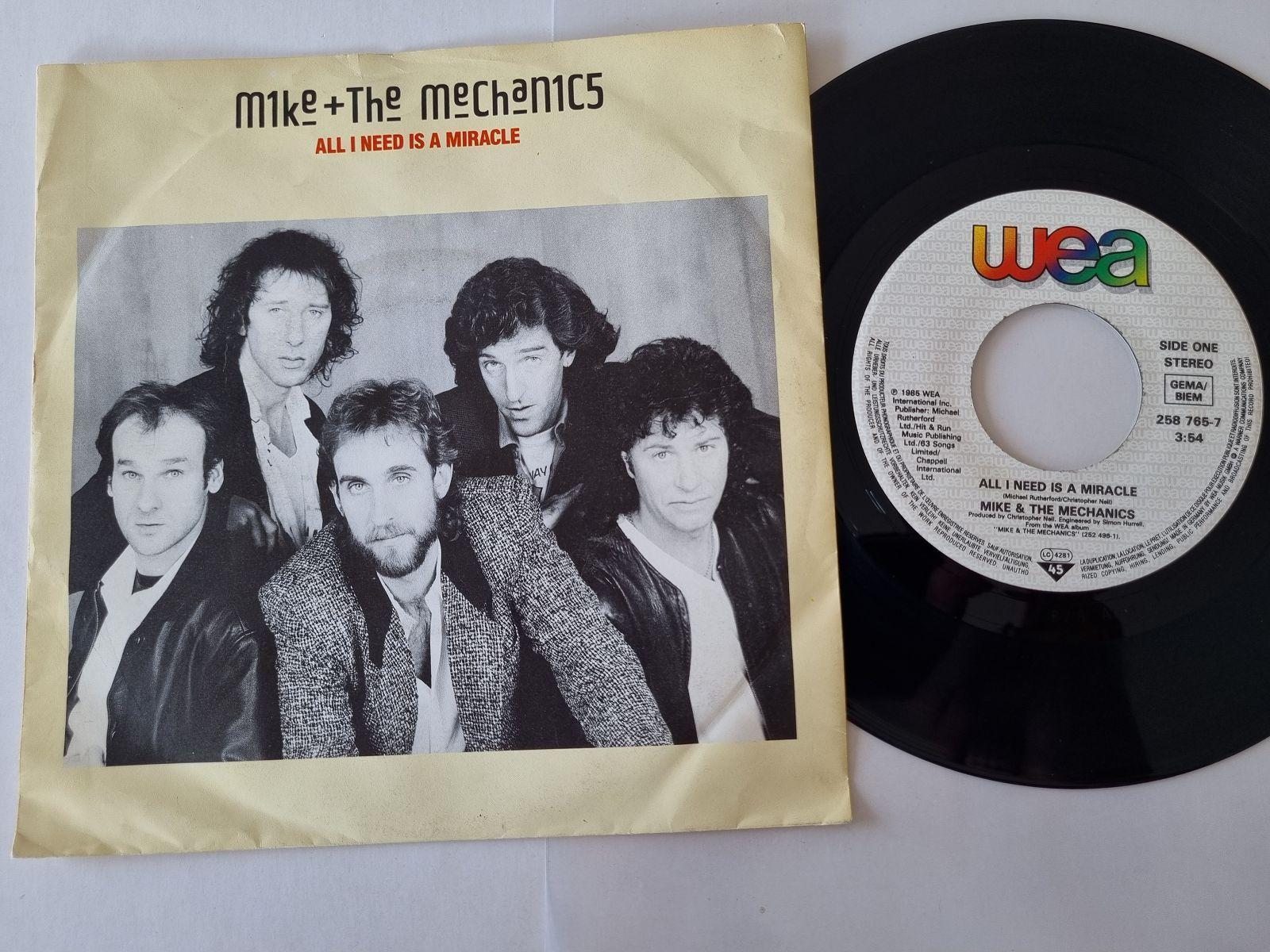 7"" Single Mike & the Mechanics - All I need is a miracle Vinyl Germany