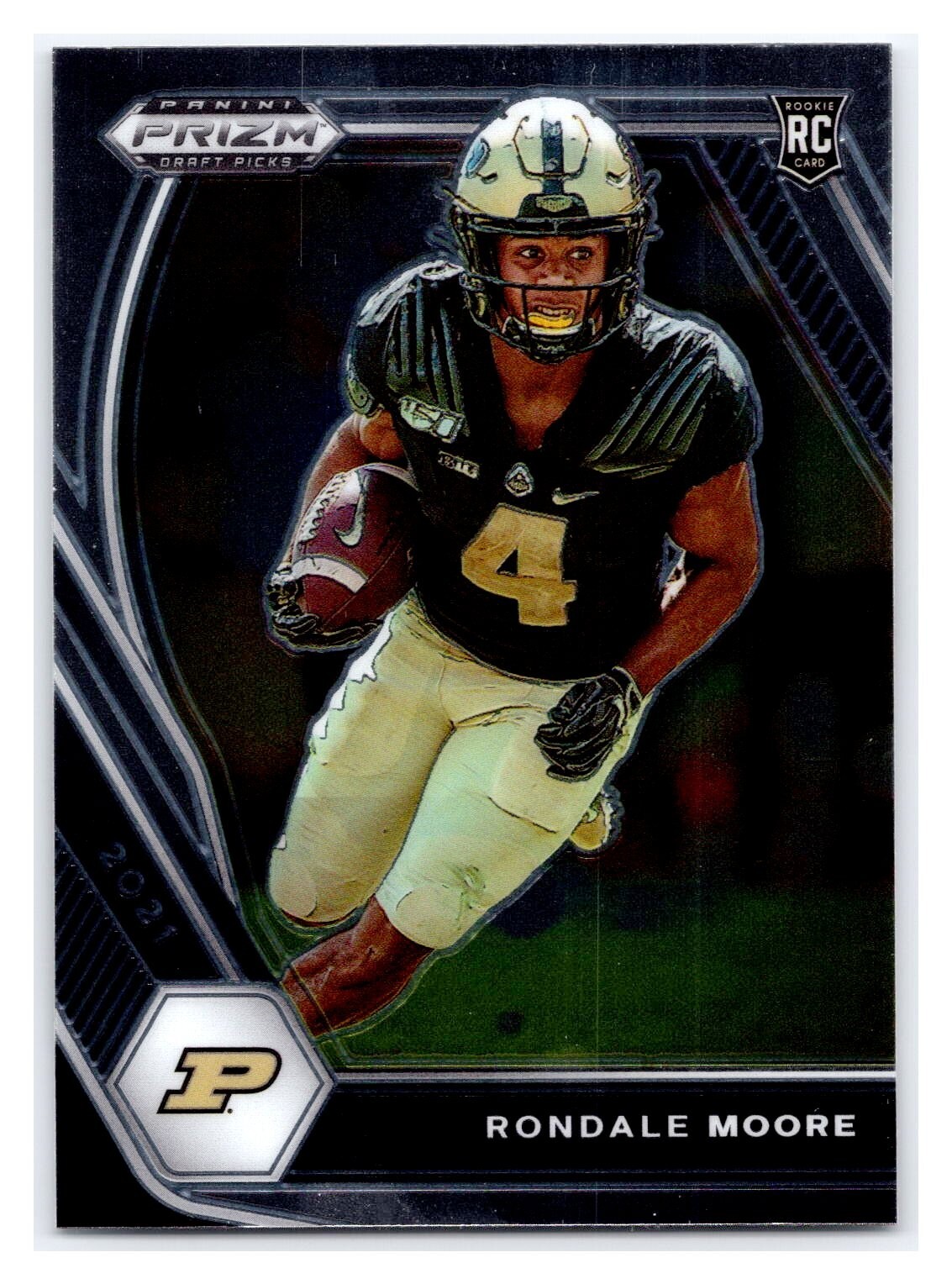 2021 Panini Prizm Draft Picks - #129 Rondale Moore (RC) Cardinals Purdue