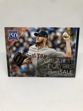 2019 Topps Update 150 Years of Baseball Greatest Players Black /299 Chris Sale