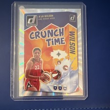 2025 Panini Donruss WNBA Crunch Time #12 A'ja Wilson /99 Las Vegas Aces