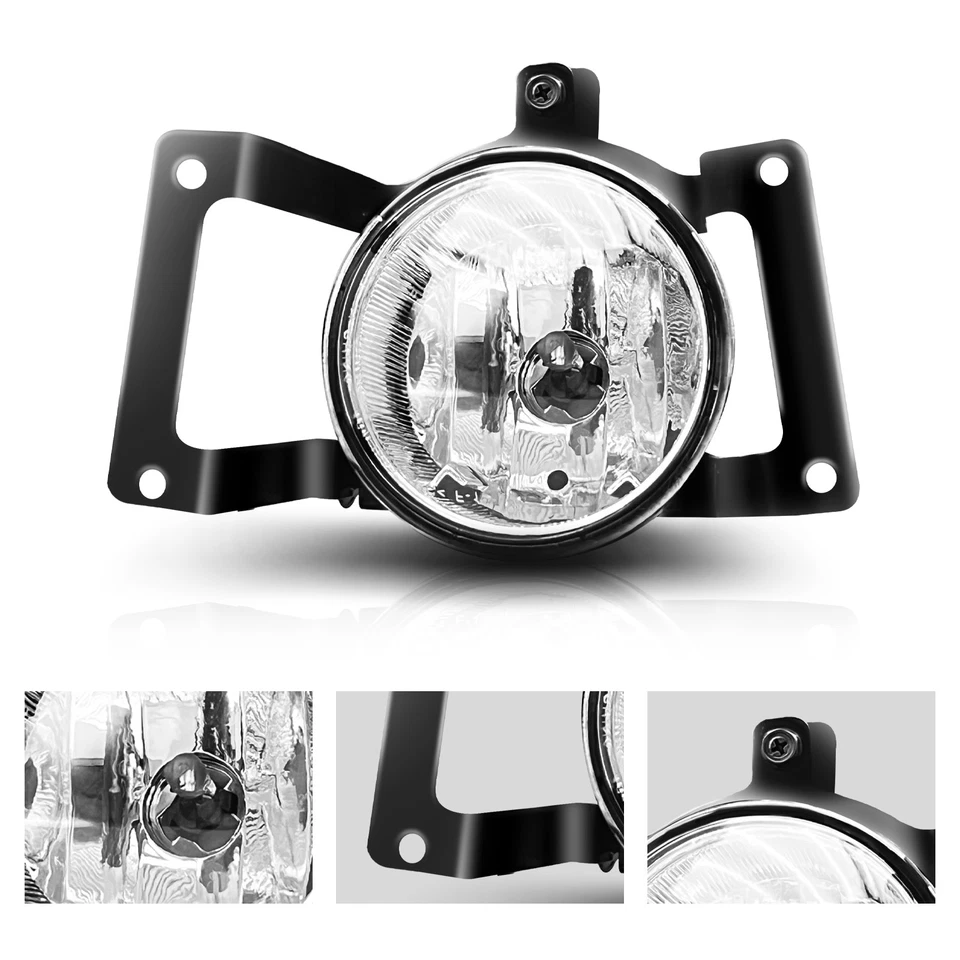 Par de luces antiniebla para parachoques delanteras lentes transparentes para Hyundai Tucson 2005-2009 Foto 4 de 4