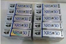  New  MAXELL S-VHS-C 30 XR-S Video Cassette Tape lot of 10 260519