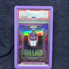 2022 Prizm Kyle Hamilton #342 Purple Prizm /125 Rookie - PSA 9 MINT Color Match