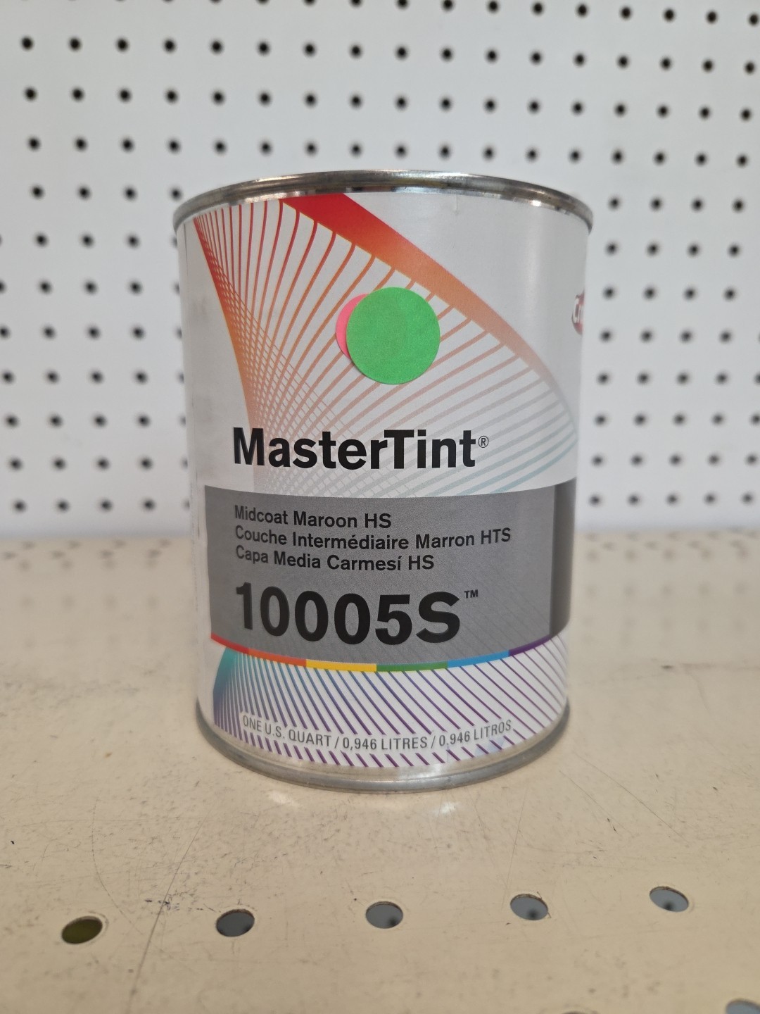 (1) QUART AXALTA DUPONT CROMAX 10005S MASTERTINT MIDCOAT MAROON HS TINT TONER