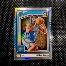 2024-25 Donruss Optic Dillon Jones Rated Rookie Holo Silver RC #275 Thunder ⚪️✨️