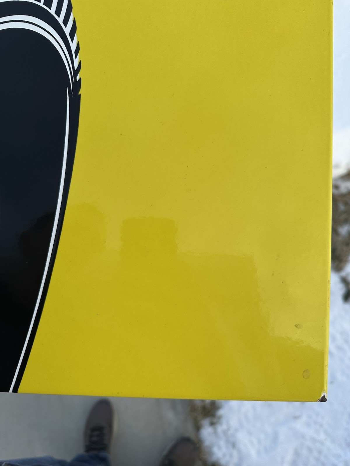 Large Vintage Continental Sign Porcelain Tire  Advertising Original Germany