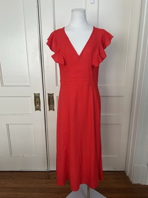 Baltic Born Linen Blend Shift Midi Dress Womens Size XL Red Classic Bright NWT | eBay Baltic Born Linen Blend Shift Midi Dress Womens Size XL Red Classic Bright NWT | eBay