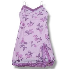 Motel Dress Size XS Women's Motel Coti Dress Bodycon Dress Lace Trim Pink Roses
